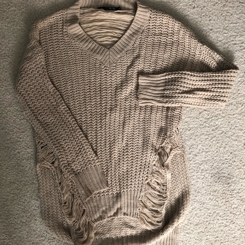 Oversized sweater dress